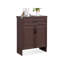 Rangement pour chaussures en aluminium brun noisette
