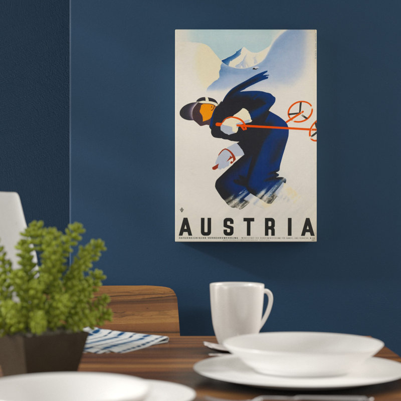 Austria - No Frame Print on Canvas, 152cm H x 101cm W