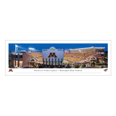 " Minnesota Golden Gophers - Huntington Bank Stadium " by James Blakeway Print