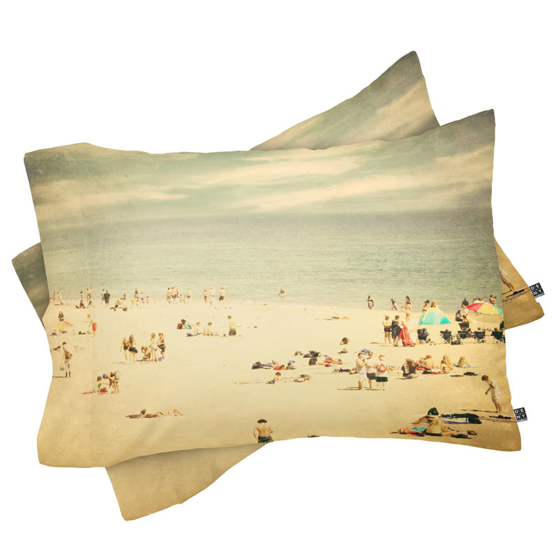 Taie d'oreiller Vintage Beach, Standard