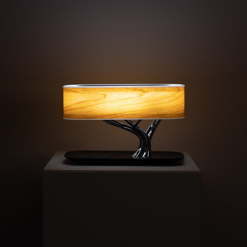 3-in-1 Lamp with Bluetooth Speaker and Wireless Charger