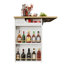 Ensemble d'îlot de cuisine 3 pièces avec armoire de rangement, tiroirs et 2 tabourets-517228156-526239271