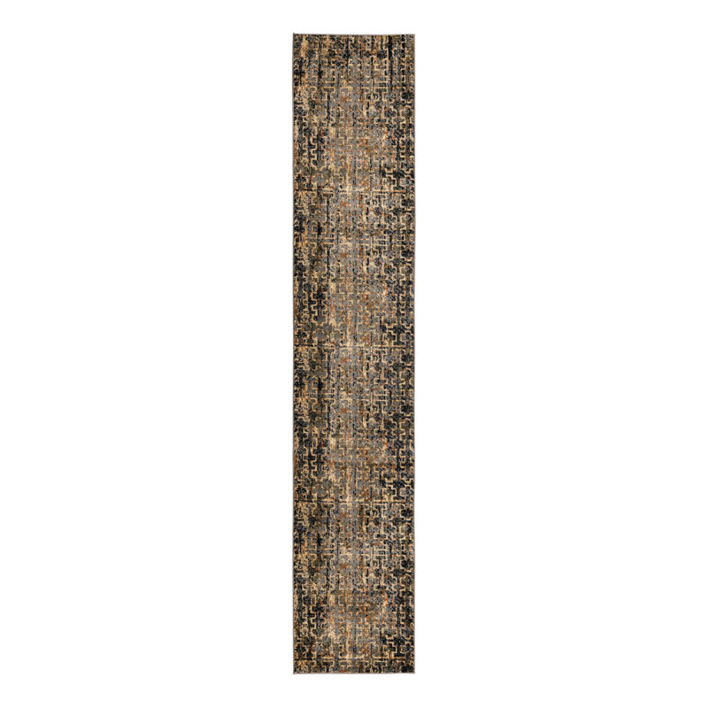 Karwan Geometric Indoor Rug, Runner 2'2" x 12'