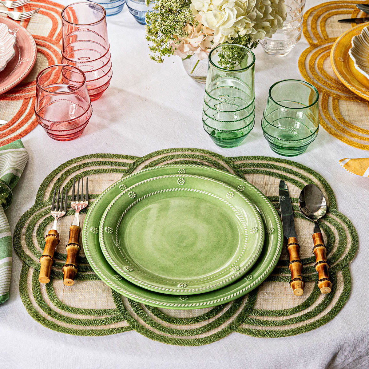 Berry & Thread 11" Dinner Plate, Seagrass