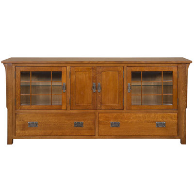Chandra Solid Wood TV Stand for TVs up to 78"