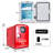 4L Coca Cola Mini Fridge with Wireless Speaker - Red