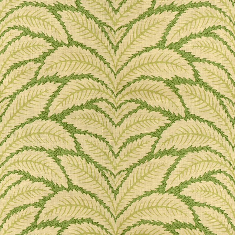 Maisonnette Talavera 100% Linen Performance Fabric, Leaf