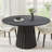 Solid Wood Dining Table Round Pedestal Kitchen Table-488293334-488293329