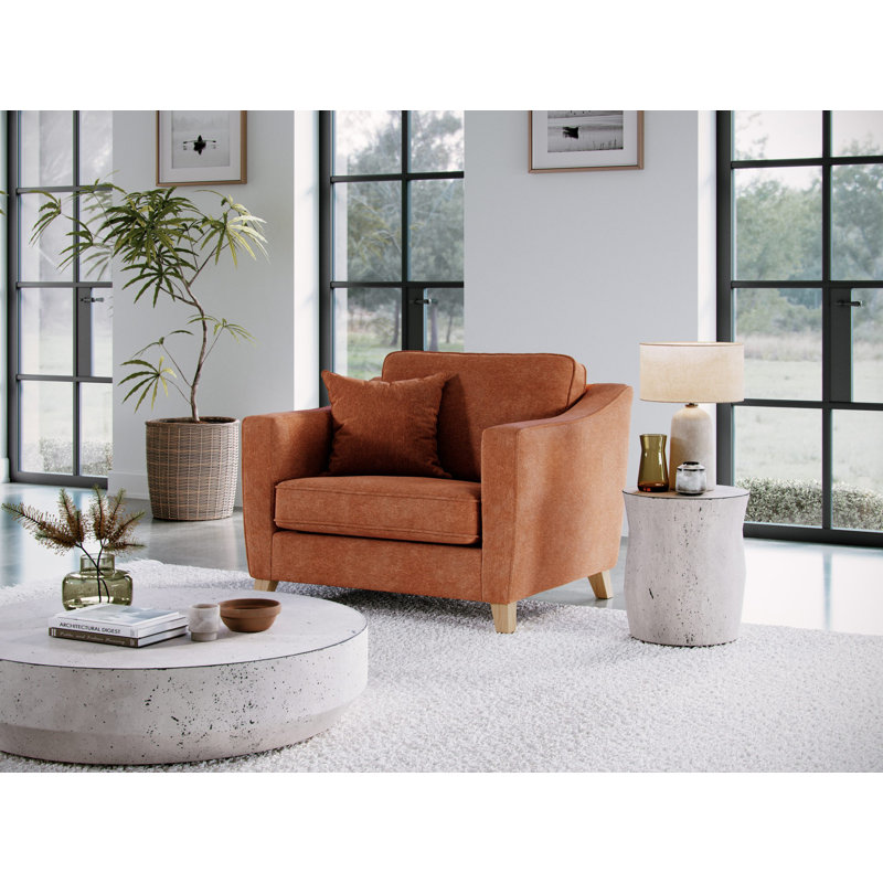 Stoystown Upholstered Armchair, Orange