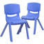 Chaise d'école en plastique empilable avec siège en H 12 po-2132751942-2142829133