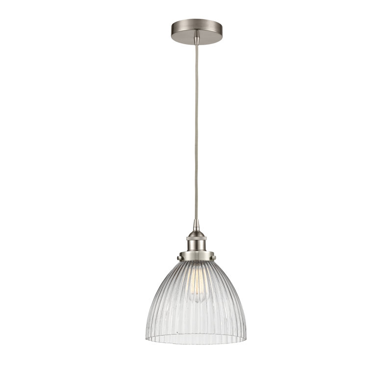 Tallulah 1 - Light Dome Pendant, Brushed Satin Nickel