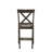Linen & Weathered Gray Finish Counter Height Chair (Set Of 2)