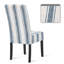 Ensemble de deux chaises de salle à manger rembourrées de style moderne-1012591758
