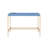 Navy Blue And Gold Writing Desk With USB Ports-1585055168
