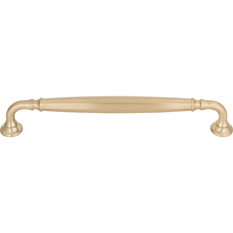 Honey Bronze Polished Traditional Bar Handle with Mounting Hardware