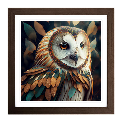 Owl Boho - Framed Print