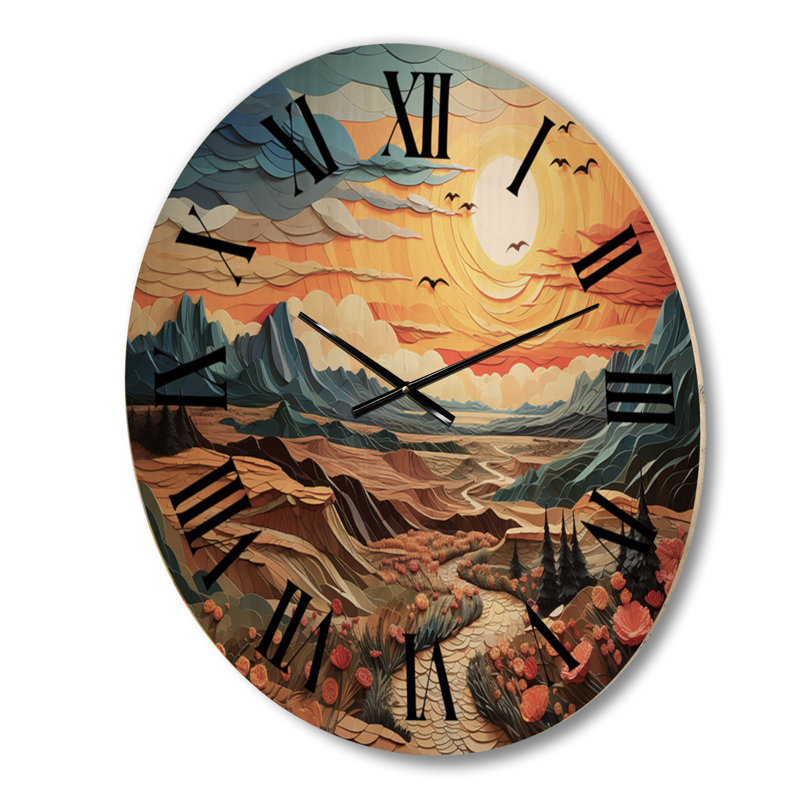 Horloge murale Nevada Canyon Mirage II - Canyon, Grand