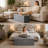 43 Inches Upholstered Storage Ottoman Bench
