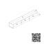 Crédence de rangement flottante l 71 po Eva-93023225