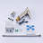 Commercial Touchless Faucet with LED Temperature Indicator
