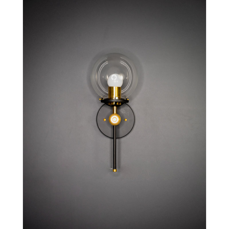 Cansler Wallchiere, Black/Brass