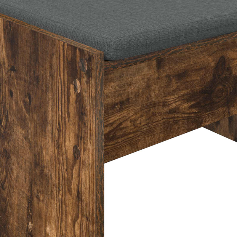 Bench, 40cm H x 63cm W x 38cm D, Smoked Oak