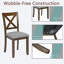 Ensemble de 4 chaises en bois massif-103075260