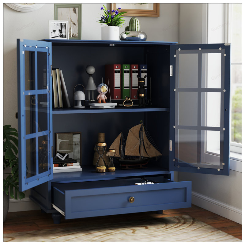 Buffet Minimalist Blue, Bleu