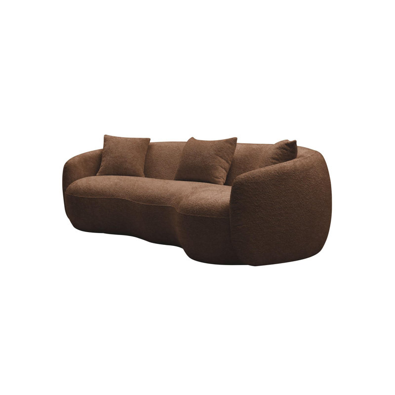 Canapé Mid-Century, Brun