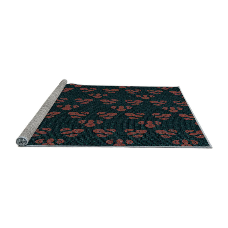 Tapis 100% à motif lavable à la machine 2989 5, Rond 3 pi