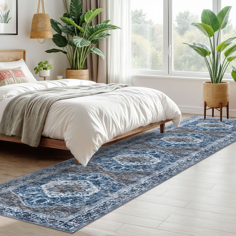 Tapis d'intérieur antidérapant Jodhveer , Tapis de couloir 2 pi x 10 pi