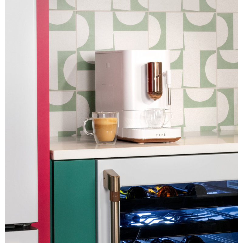 Café AFFETTO Automatic Espresso Machine + Frother, Matte White