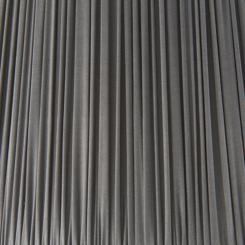 21cm H Silk Empire Lamp Shade ( Uno ), Charcoal Grey
