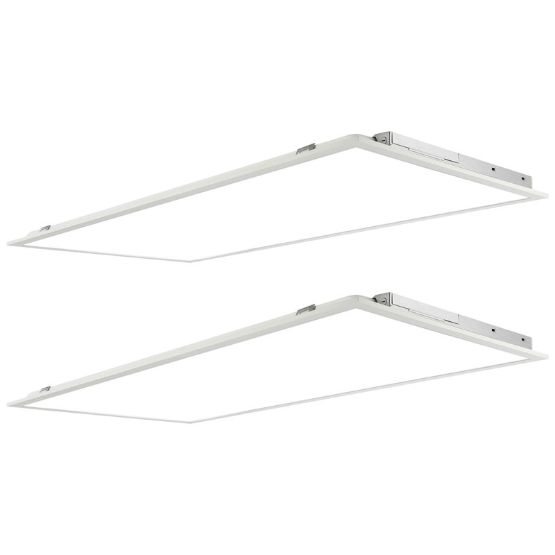 Plafonnier rectangulaire Dimmable, H 1,4 po x l 47,8 po x P 23,7 po