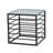 Aiki Glass Top End Table