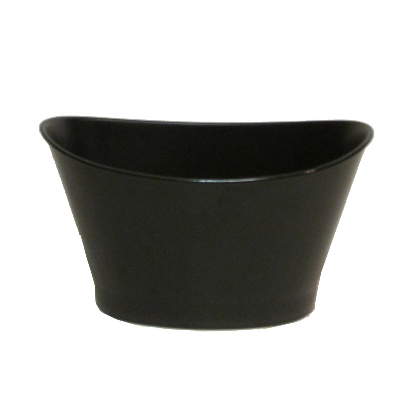 Pot à fleurs en plastique Ayalisse, Noir