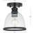 Migdalia Glass Semi Flush Mount