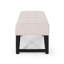Banc rectangulaire moderne avec repose-pieds, sièges d'appoint élégants pour le salon, vestibule, confort moderne-1362981640