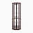 Corner Lighted Curio Cabinet Corner Glass Cabinet Lighted Curio Cabinet Corner Display Case For Living Room, Curio Cabinet, Antique Collection, Wine,Bar Glass Storage Light Included-1529703176