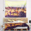 Paysage prairie avec des couches de montagnes tapisserie-28487700