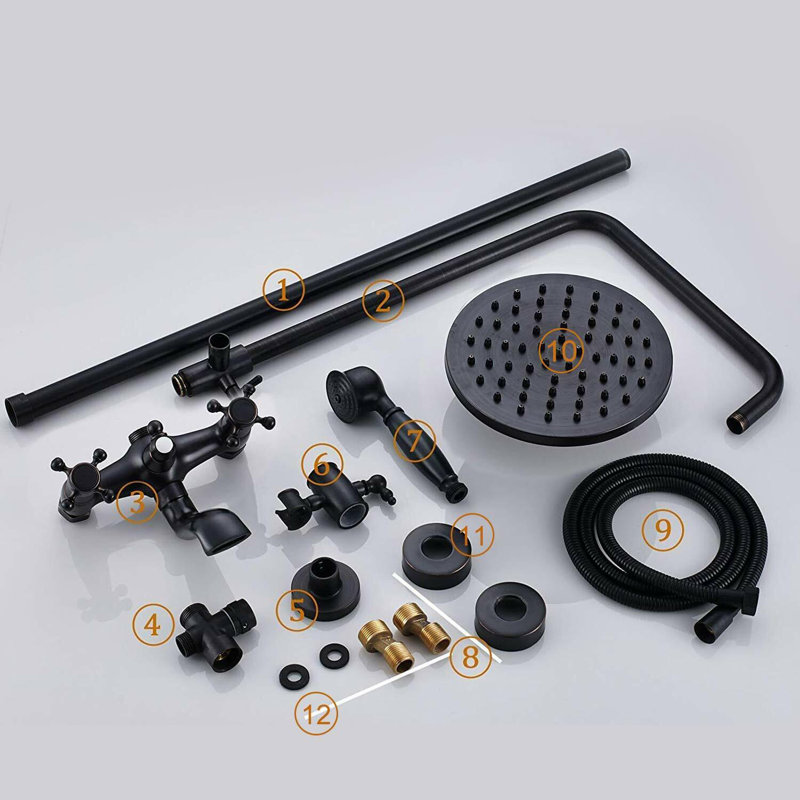 Robinet de douche avec valve brute
