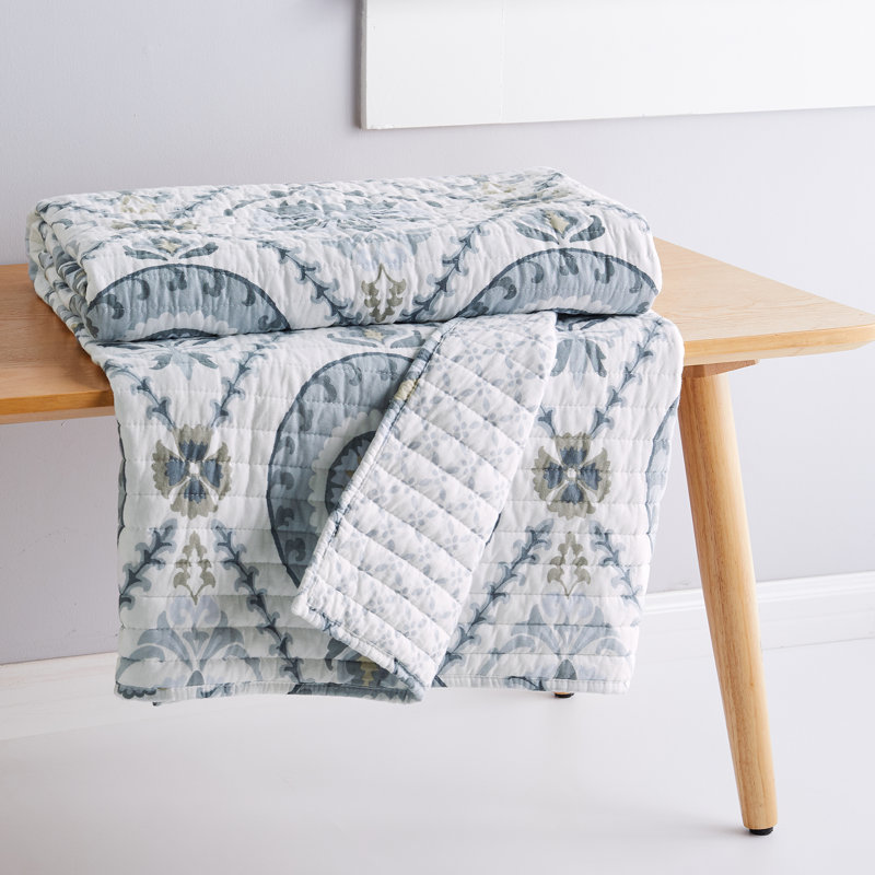 Maeve Neutral Quilted Throw