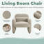 Méridienne Boucle - Chaise longue contemporaine avec support à ressorts ensachés et coussin assorti-998369290