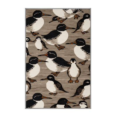  Tapis lavable oiseaux communs Murre