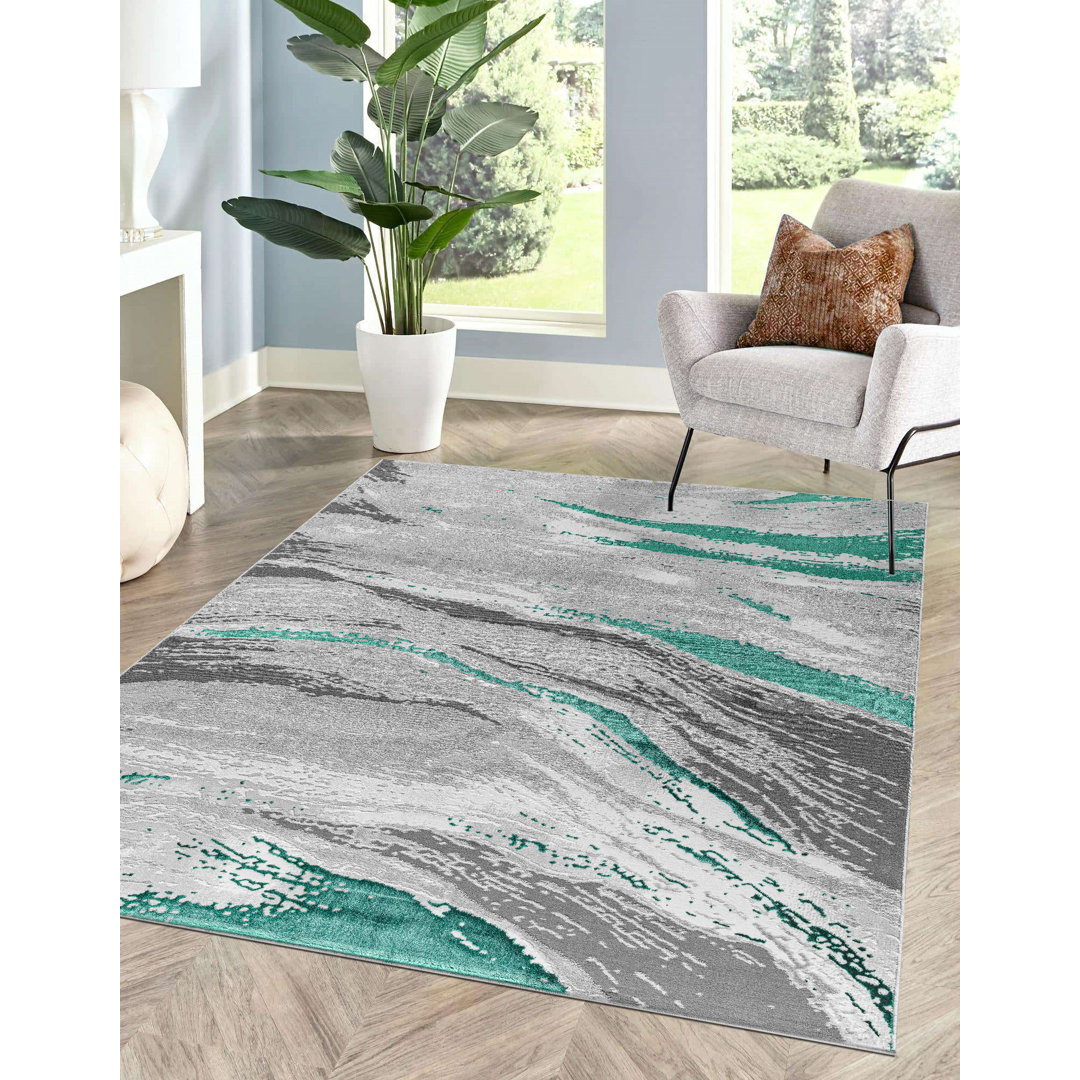 Abstract Indoor / Outdoor Area Rug