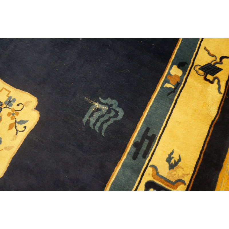 Majestic Antique Peking Medallion Rug from China