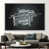 White Floater Framed