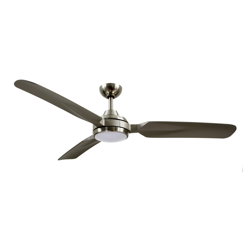 Fremont LED Downrod Ceiling Fan, Brushed Nickel