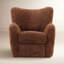 Amelie Chair-Beige Shearling-326966242