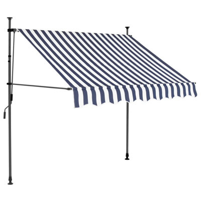 Dakota Fields Fabric Cover Retractable Patio Awning